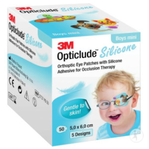 OPTICLUDE 3M Silicone boys mini 5x6 cm 2737PB